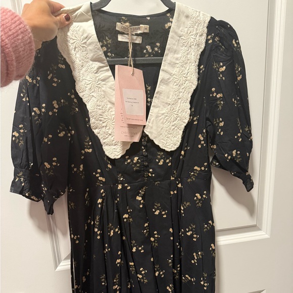 Christy Dawn Mischa Dress in Black and Cream - Picture 2 of 7